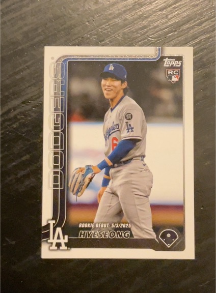 2025 Topps Update #US312 Hyeseong Kim — front