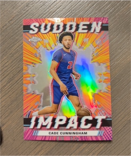 2023-24 Topps Chrome #SI-13 Cade Cunningham Sudden Impact — front
