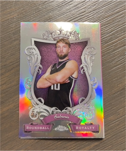 2023-24 Topps Chrome #RR-13 Domantas Sabonis Roundball Royalty — front