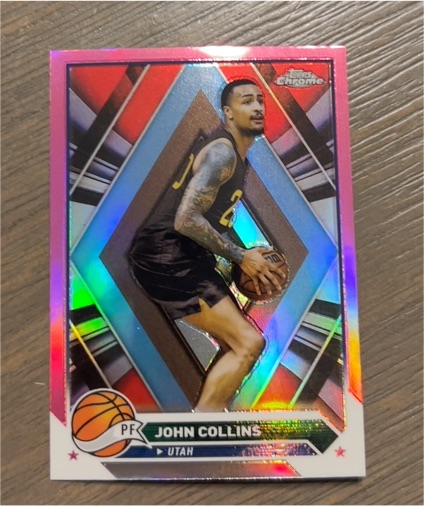 2023-24 Topps Chrome #102 John Collins — front
