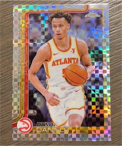 2025-26 Topps Chrome #68 Dyson Daniels — front