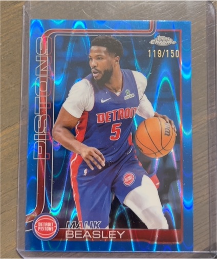 2025-26 Topps Chrome #36 Malik Beasley — front