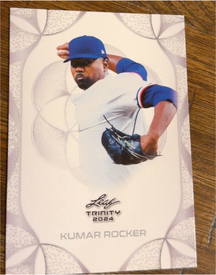 2024 Leaf Trinity #63 Kumar Rocker — front
