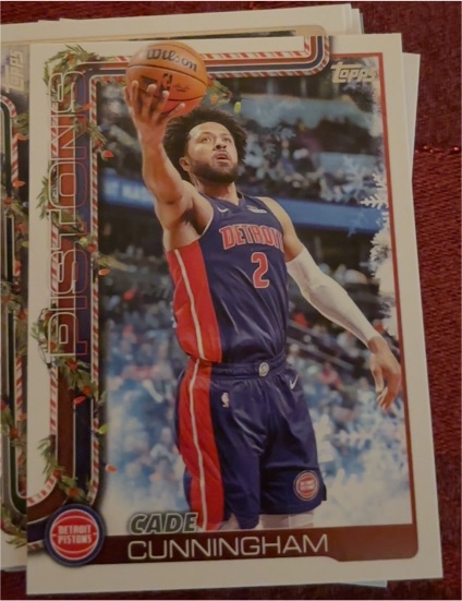 2025-26 Topps Holiday #H32 Cade Cunningham — front