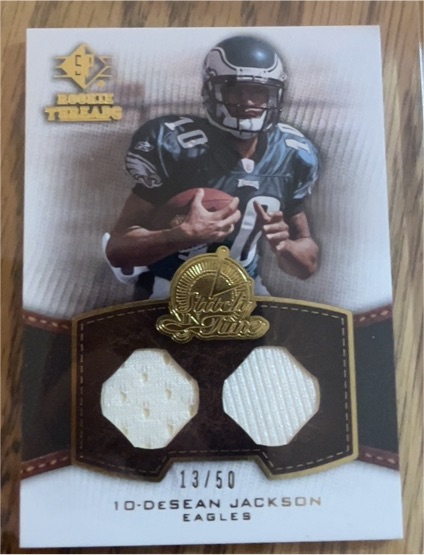 2008 Upper Deck SP Rookie Threads #10 DeSean Jackson — front