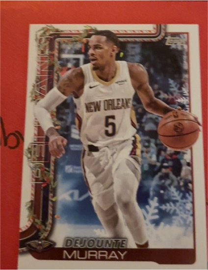 2025-26 Topps Holiday #H154 Dejounte Murray — front