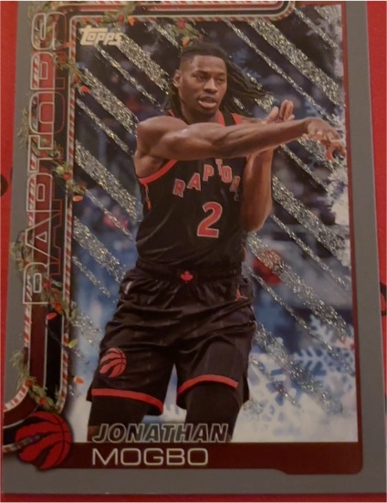 2025-26 Topps Holiday #H23 Jonathan Mogbo — front