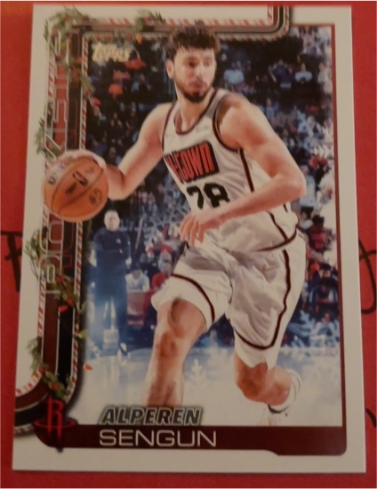 2025-26 Topps Holiday #H145 Alperen Sengun — front