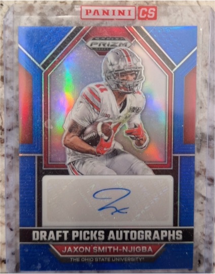 2023 Panini Prizm Draft Picks Draft Picks Autographs Jaxon Smith-Njigba — front
