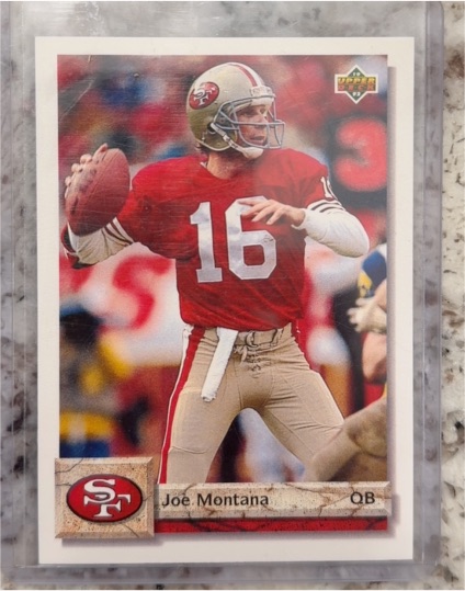 1992 Upper Deck #560 Joe Montana — front