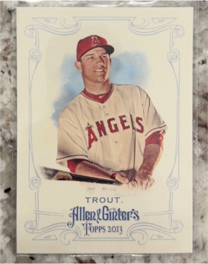 2013 Topps Allen & Ginter #7 Mike Trout — front