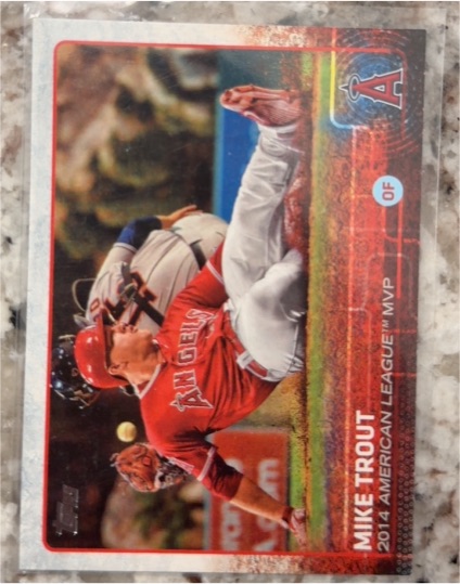 2015 Topps #510 Mike Trout — front