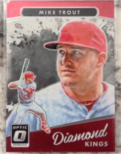 2017 Donruss Optic Diamond Kings #13 Mike Trout — front