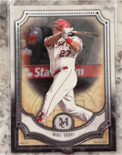 2018 Topps Museum Collection #3 Mike Trout — front
