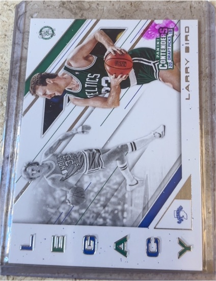 2018 Panini Contenders Draft Picks Legacy #17 Larry Bird — front