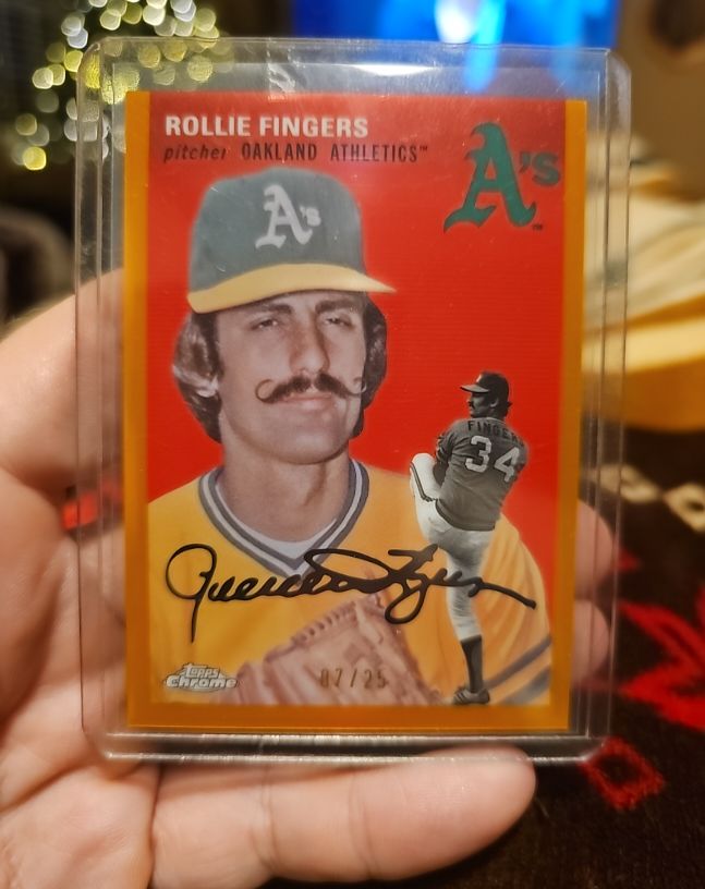 2023 Topps Chrome Platinum Anniversary #47 Rollie Fingers — front