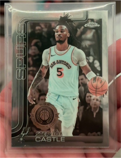 2025-26 Topps Chrome #228 Stephon Castle — front