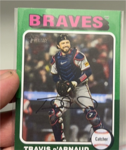 2024 Topps Heritage High Number #648 Travis d'Arnaud — front