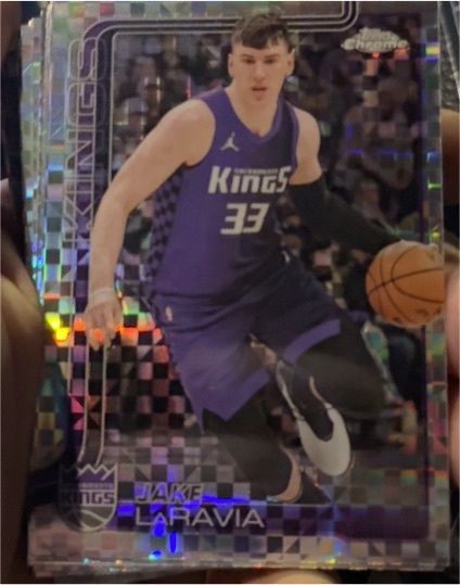 2025-26 Topps Chrome #230 Jake LaRavia — front