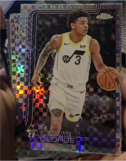 2025-26 Topps Chrome #235 Keyonte George — front