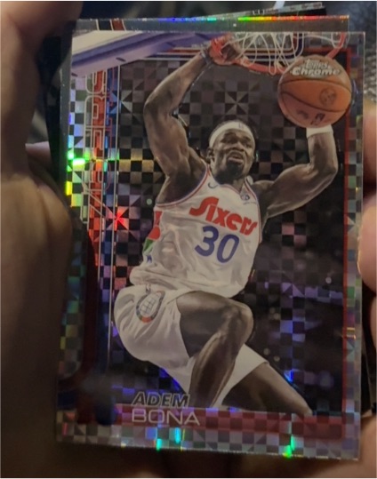 2025-26 Topps Chrome #183 Adem Bona — front