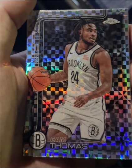 2025-26 Topps Chrome #85 Cam Thomas — front