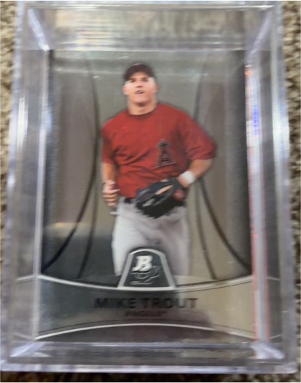 2010 Bowman Platinum Prospects #PP5 Mike Trout — front