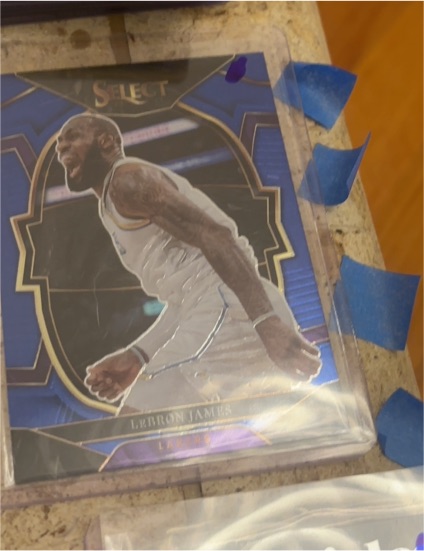 2022-23 Panini Select Concourse Blue #26 LeBron James — front