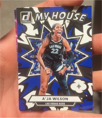 2025 Panini Donruss WNBA #5 A'ja Wilson My House — front
