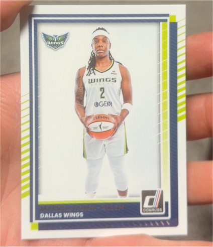 2025 Donruss WNBA #65 Myisha Hines-Allen — front