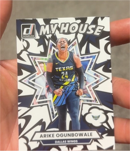 2025 Donruss WNBA #2 Arike Ogunbowale My House — front