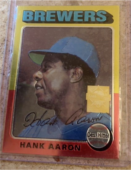 1975 Topps #660 Hank Aaron — front