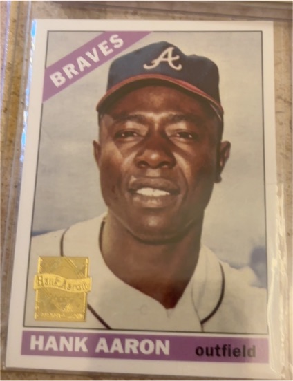 2000 Topps #13 Hank Aaron — front