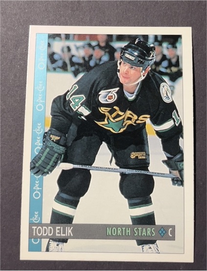 1992-93 O-Pee-Chee #20 Todd Elik — front