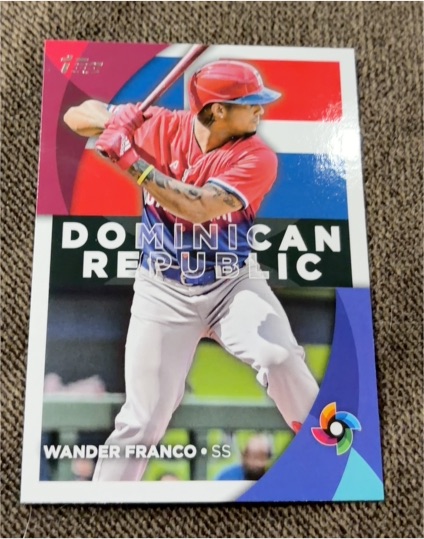 2023 Topps Series 2 World Baseball Classic Stars #WBC-25 Wander Franco — front
