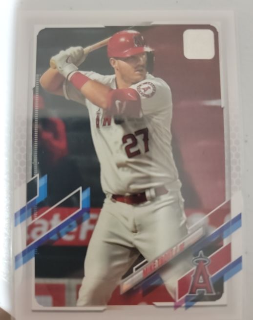 2021 Topps #27a Mike Trout — front