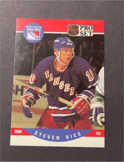 1990-91 Pro Set #626 Steven Rice — front