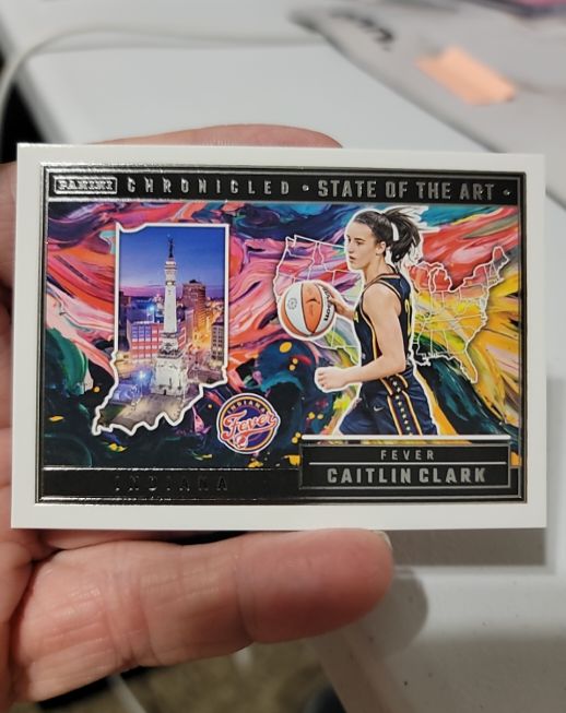 2025 Panini Chronicled #90 Caitlin Clark State of the Art — front
