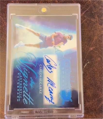 2024 Leaf Vignette #2 Carlos Alcaraz Autograph — front
