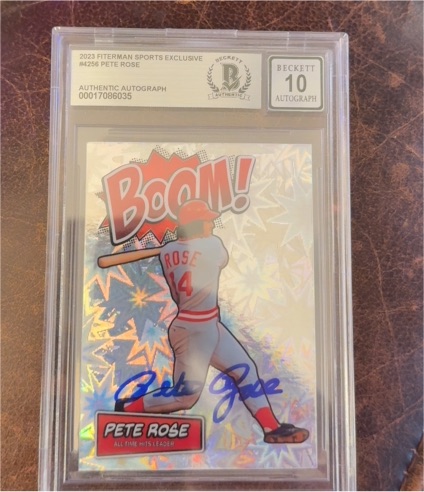 2023 Fiterman Sports Exclusive #4256 Pete Rose — front