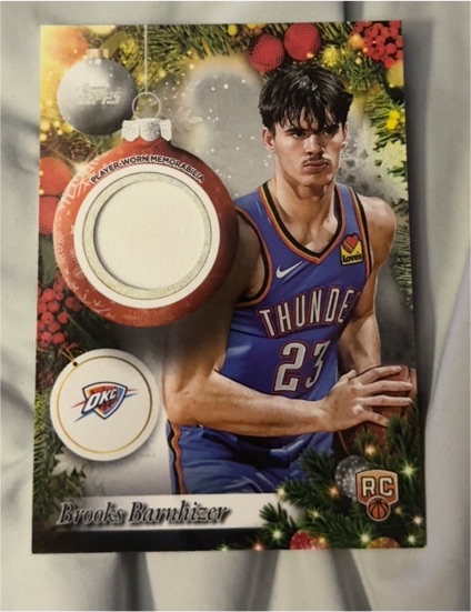 2025 Topps Holiday #PR-BA Brooks Barnhizer — front