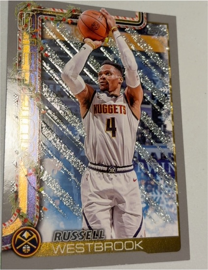 2025-26 Topps Holiday #H81 Russell Westbrook — front