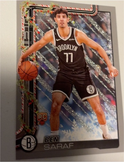 2025-26 Topps Holiday #H186 Ben Saraf — front