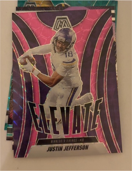 2025 Panini Mosaic #13 Justin Jefferson — front