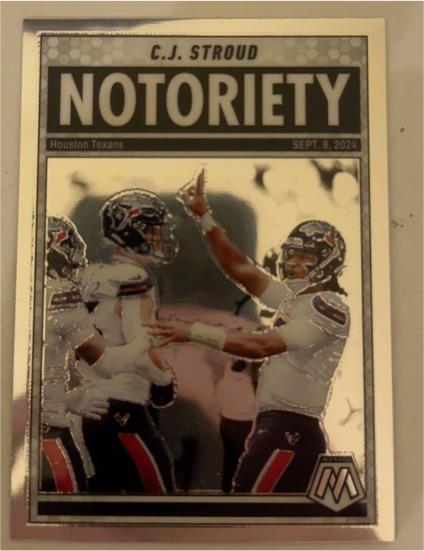 2025 Panini Mosaic #5 C.J. Stroud Notoriety — front