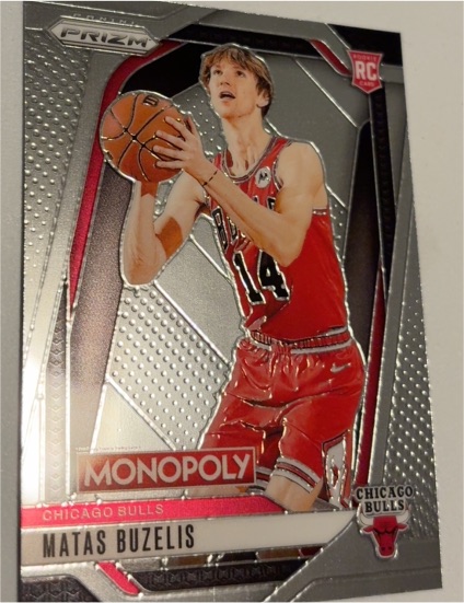 2024-25 Panini Prizm Monopoly #12 Matas Buzelis — front
