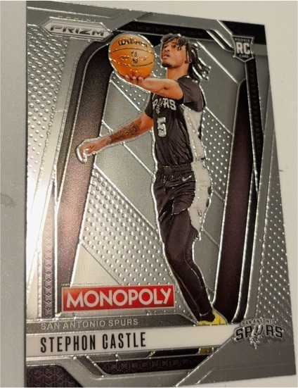 2024-25 Panini Prizm Monopoly #75 Stephon Castle — front