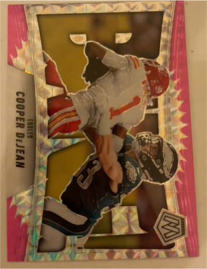 2025 Panini Mosaic #9 Cooper DeJean Bang! — front