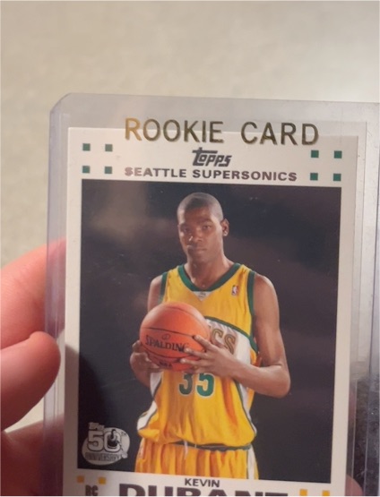 2007-08 Topps #2 Kevin Durant — front