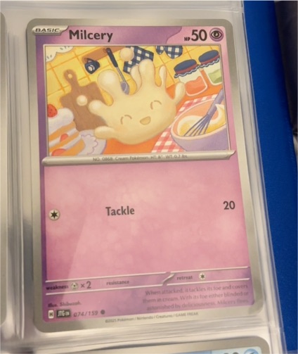 2025 Pokémon SV09: Journey Together #074 Milcery — front